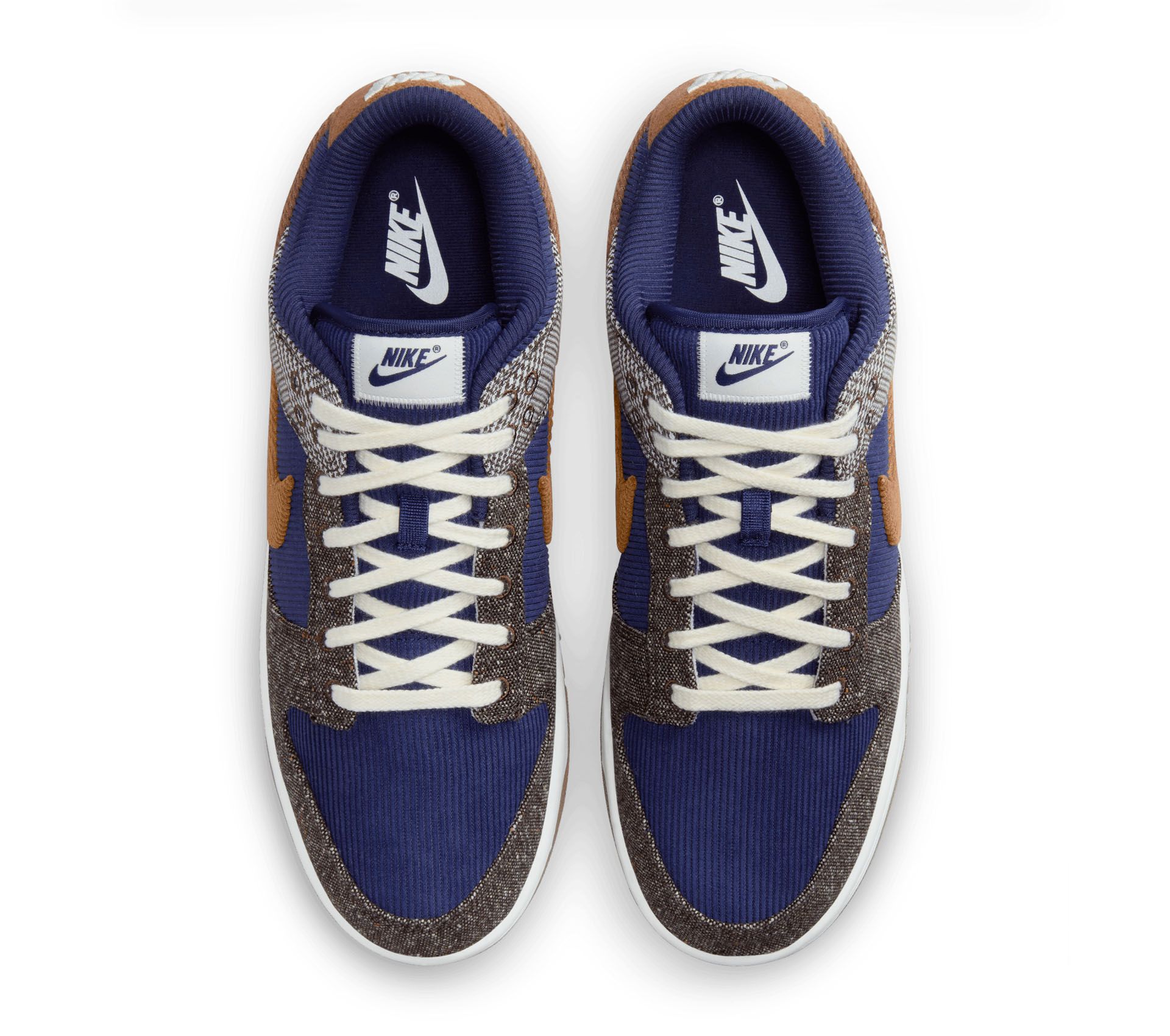 Image #3 of DUNK LOW PRM MIDNIGHT NAVY ALE BROWN