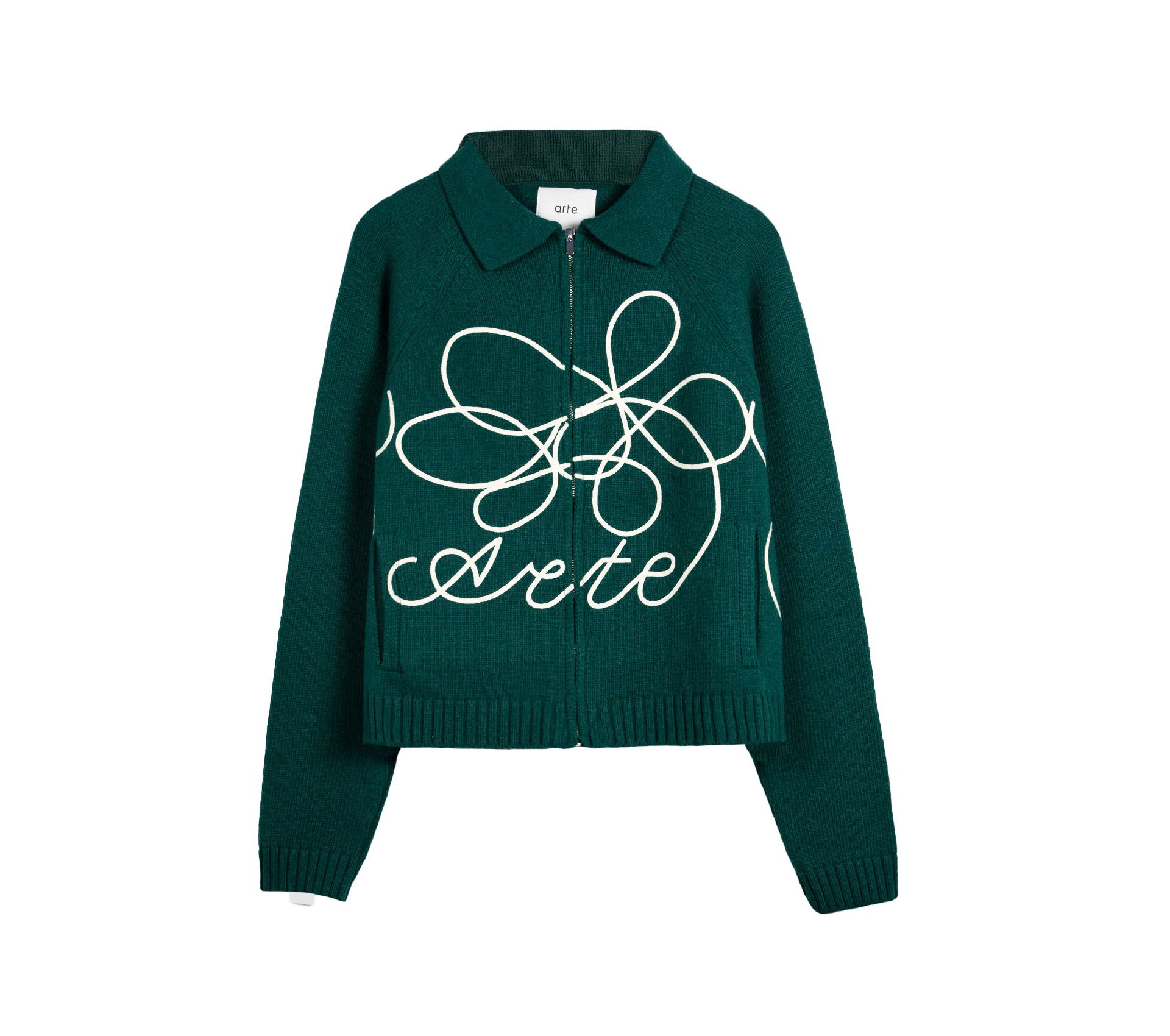 FLOWER LOGO KNIT