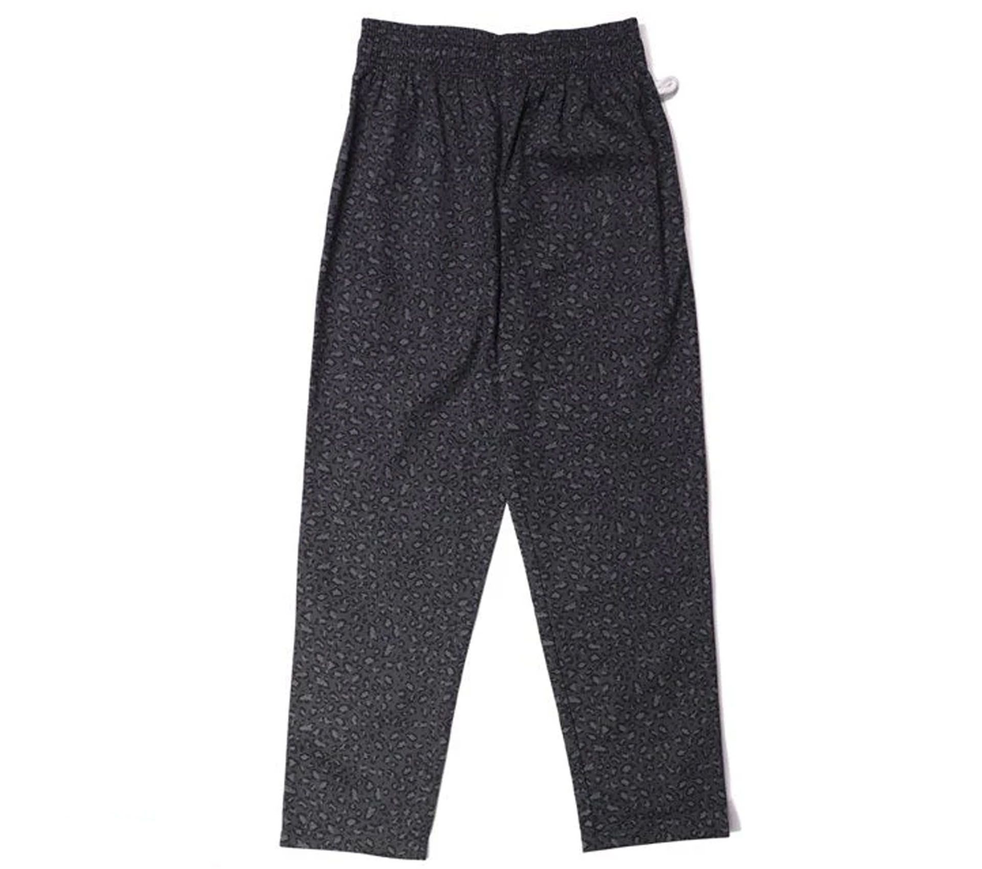 Image #1 of CHEF PANTS BLACK LEOPARD