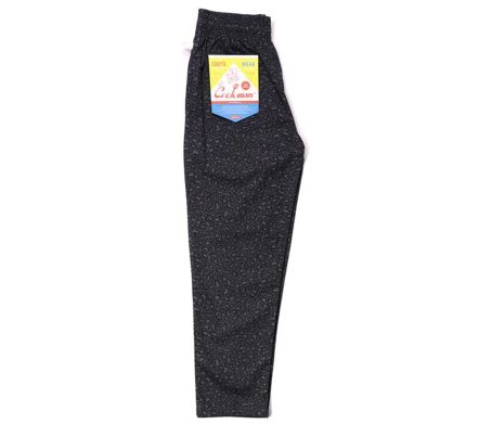 CHEF PANTS BLACK LEOPARD