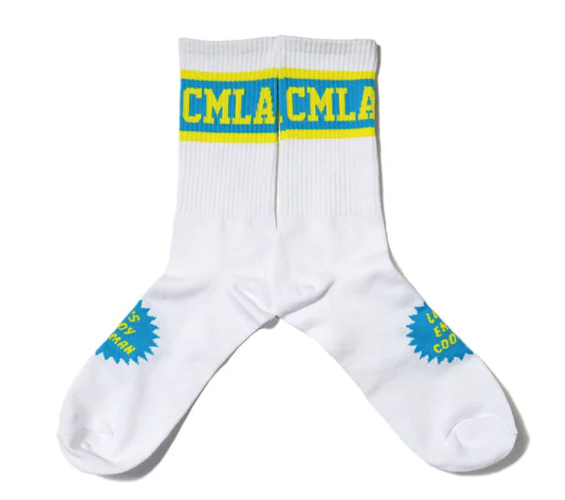 Image #1 of RIB CREW SOCKS CMLA LOGO WHITE