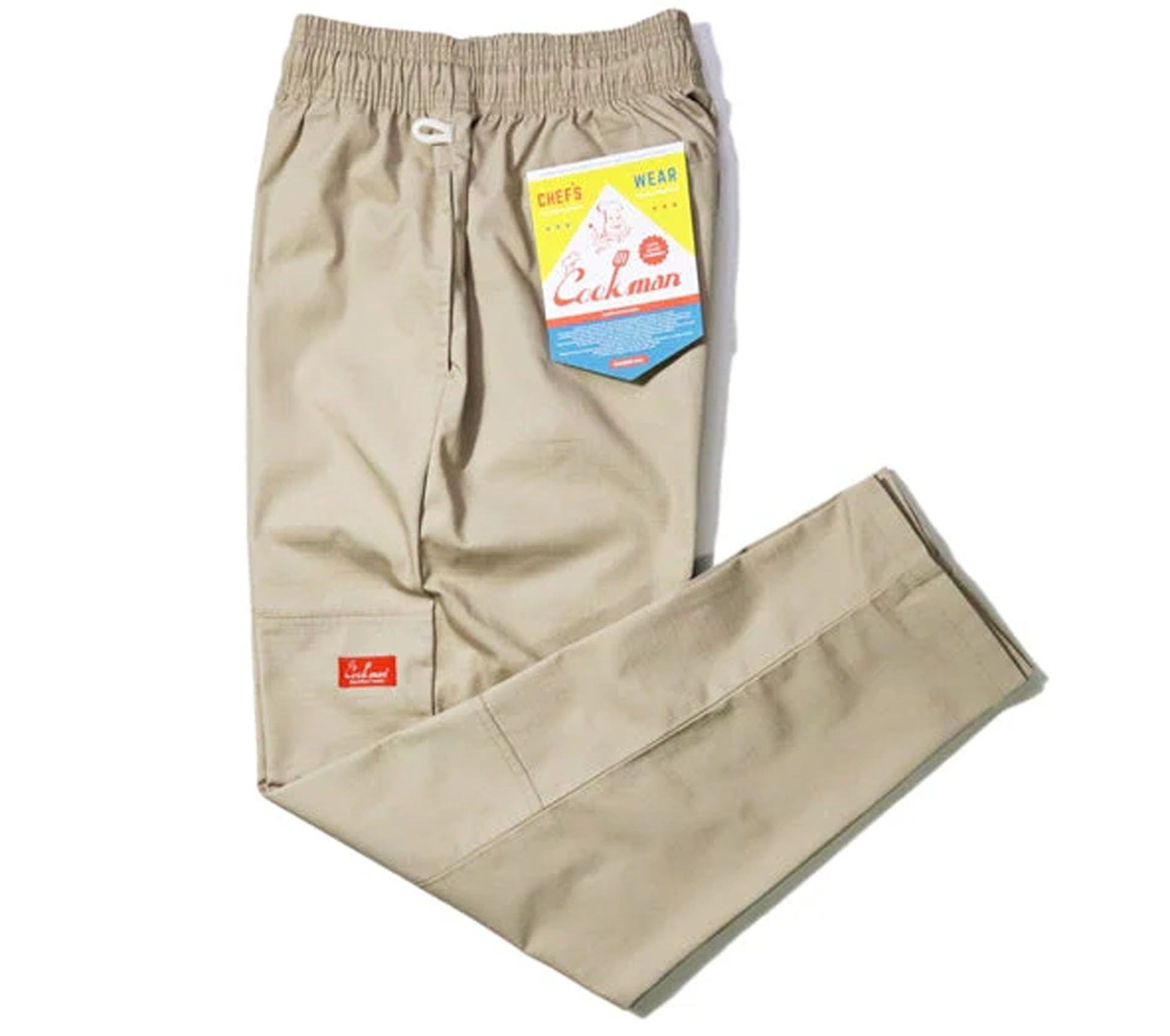 CHEF PANTS DOUBLE KNEE RIPSTOP BEIGE