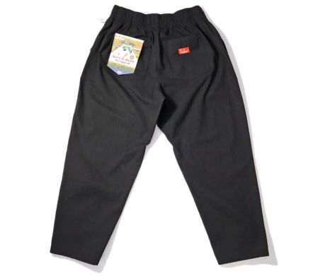 HARVEST PANTS CROPPED CANVAS BLACK