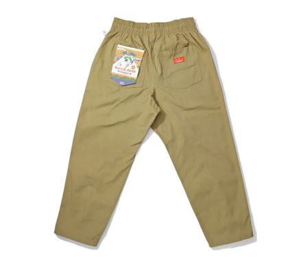 HARVEST PANTS CROPPED CANVAS BEIGE