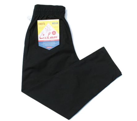 CHEF PANTS RIPSTOP BLACK