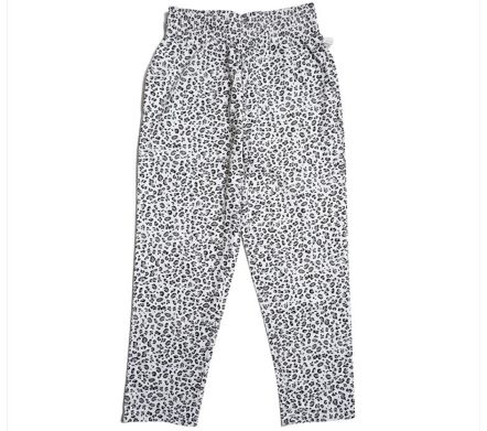 CHEF PANTS SNOW LEOPARD