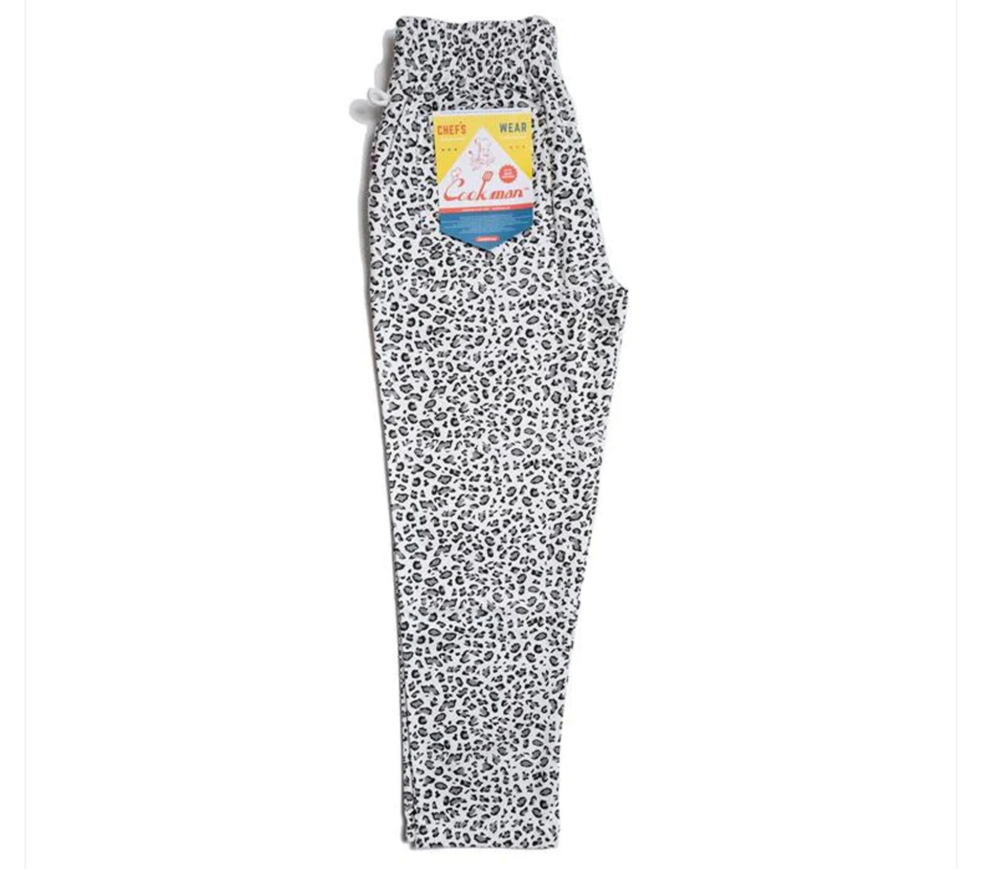 Image #2 of CHEF PANTS SNOW LEOPARD