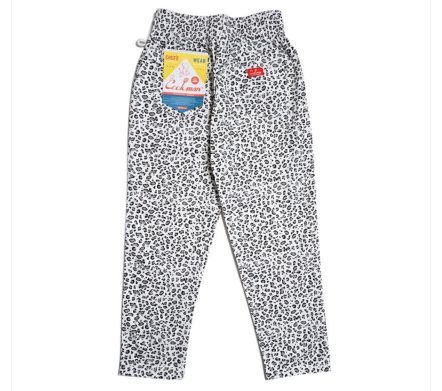 CHEF PANTS SNOW LEOPARD