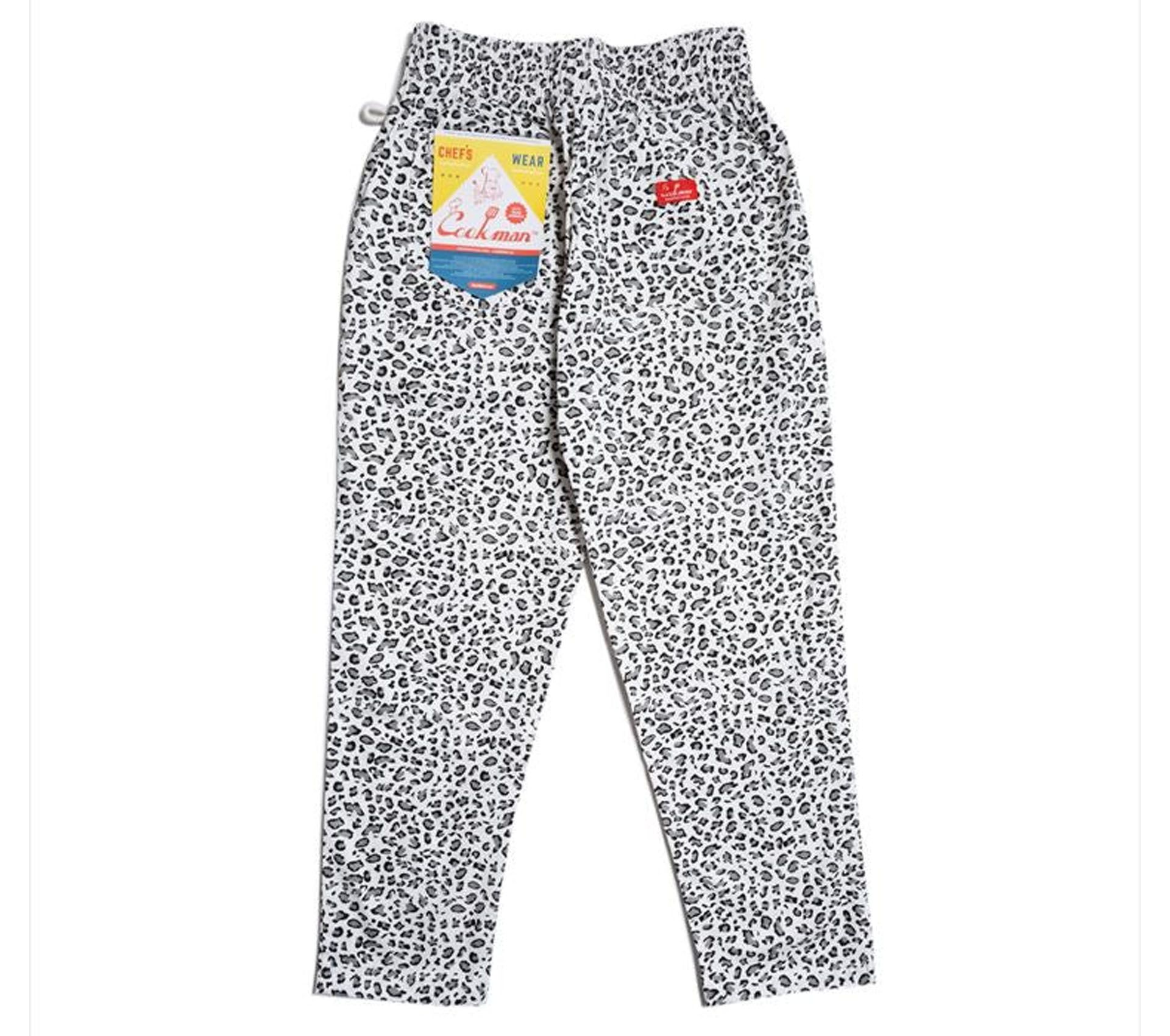 Image #3 of CHEF PANTS SNOW LEOPARD