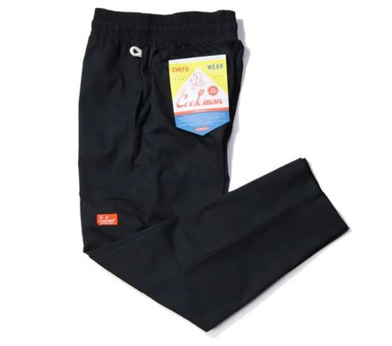 CHEF PANTS DOUBLE KNEE RIPSTOP BLACK