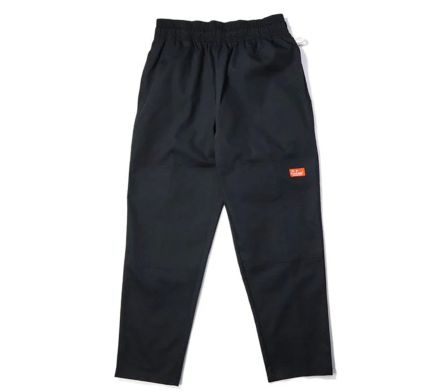 CHEF PANTS DOUBLE KNEE RIPSTOP BLACK