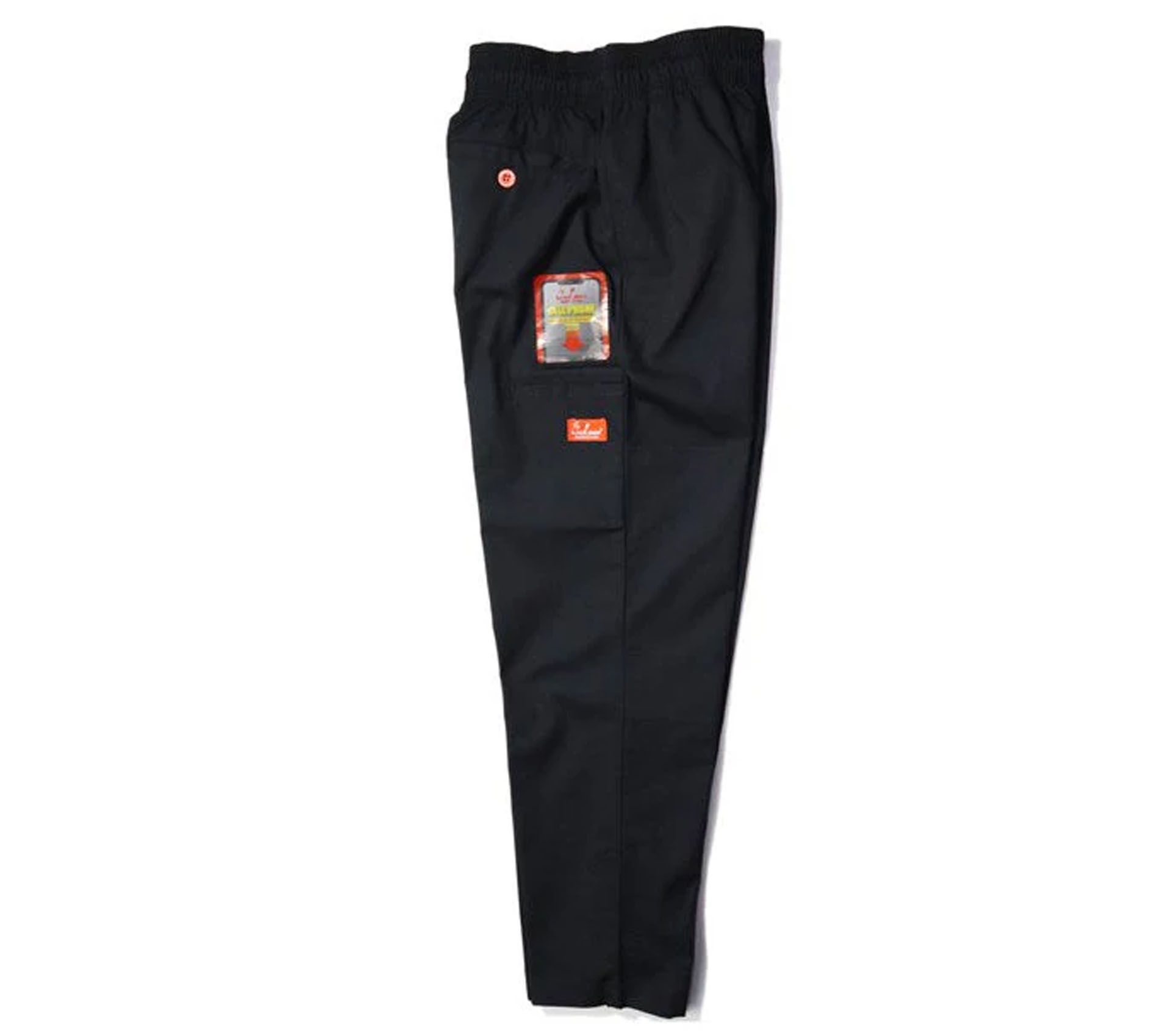 Image #2 of CHEF PANTS DOUBLE KNEE RIPSTOP BLACK