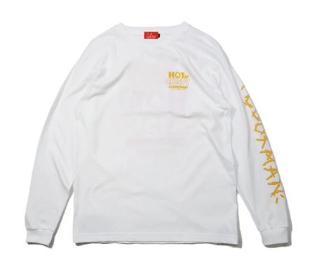 LONG SLEEVE FRENCH FRIES WHITE