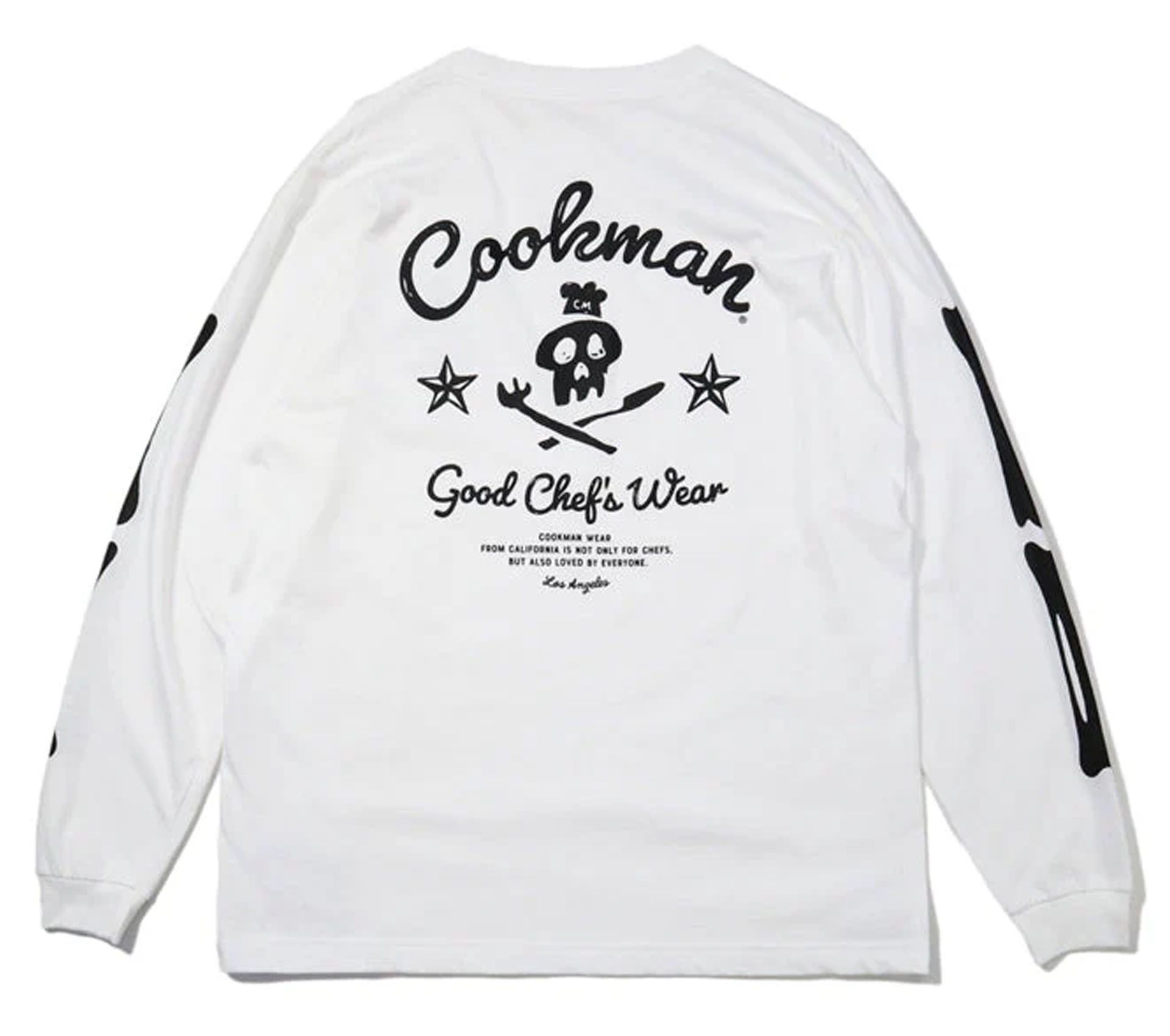 Image #1 of LONG SLEEVE SKULL WHITE