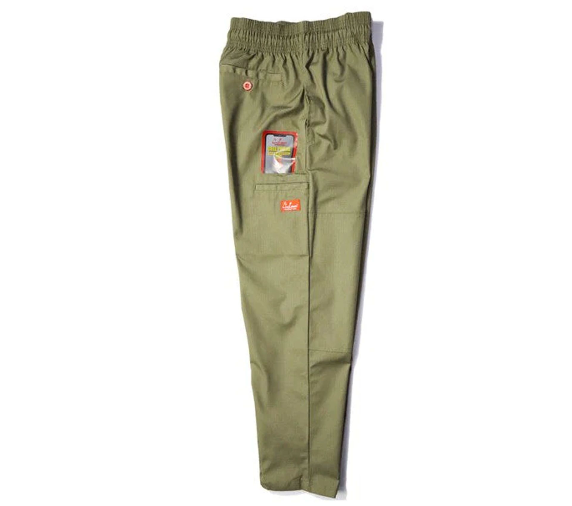 Image #2 of CHEF PANTS DOUBLE KNEE RIPSTOP OLIVE