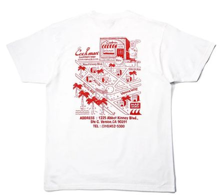 TM PAINT ABBOT KINNEY TEE WHITE