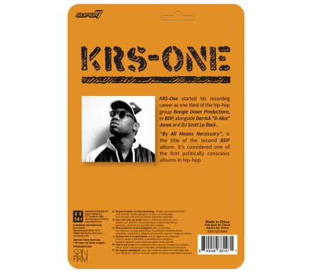 KRS-ONE - BY ALL MEANS NECESSARY - REACTION FIGURE