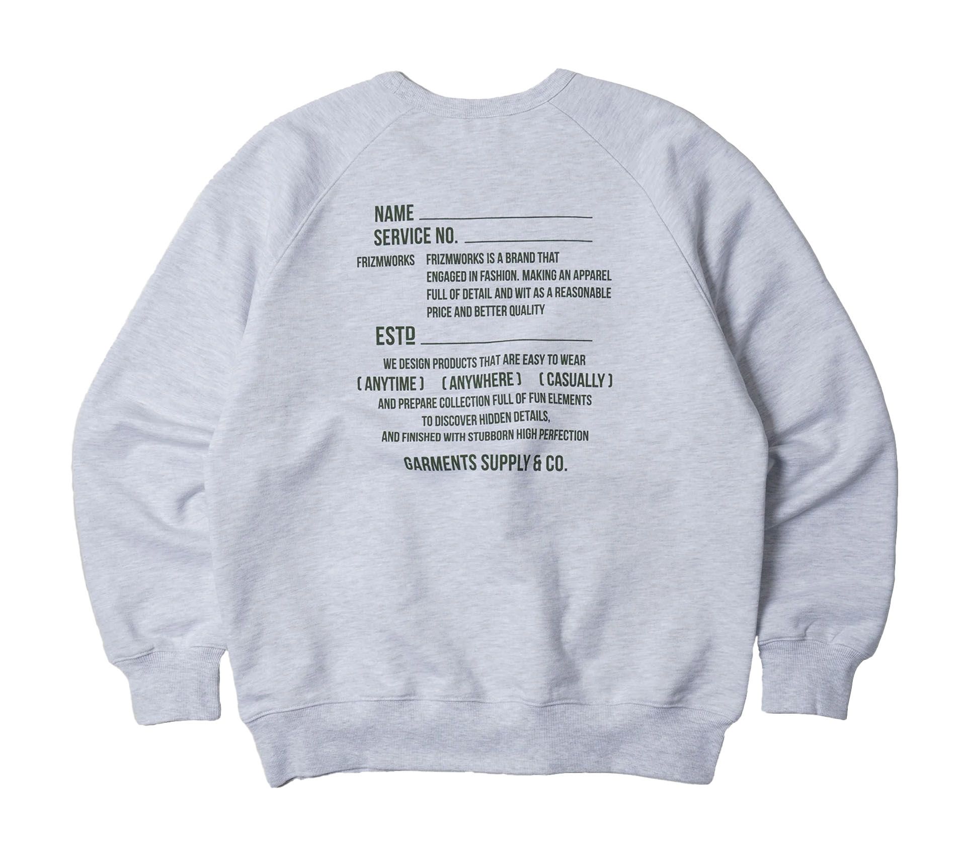 Image #1 of SERVICE LABEL SWEATSHIRT