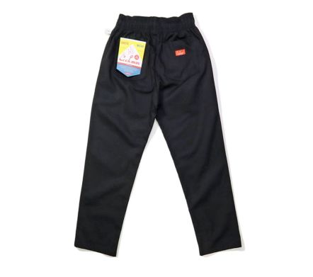 CHEF PANTS HERRINGBONE BLACK