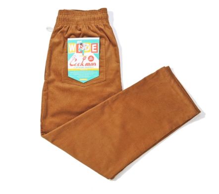 SEMI WIDE PANTS CORDUROY BROWN