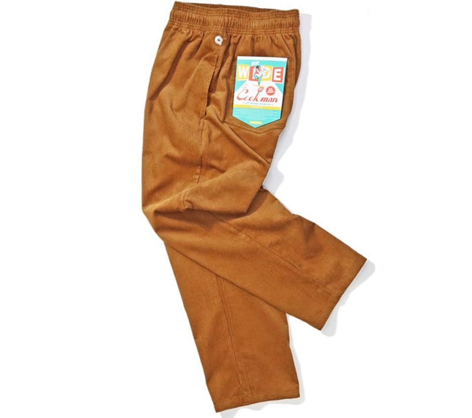 Image #2 of SEMI WIDE PANTS CORDUROY BROWN