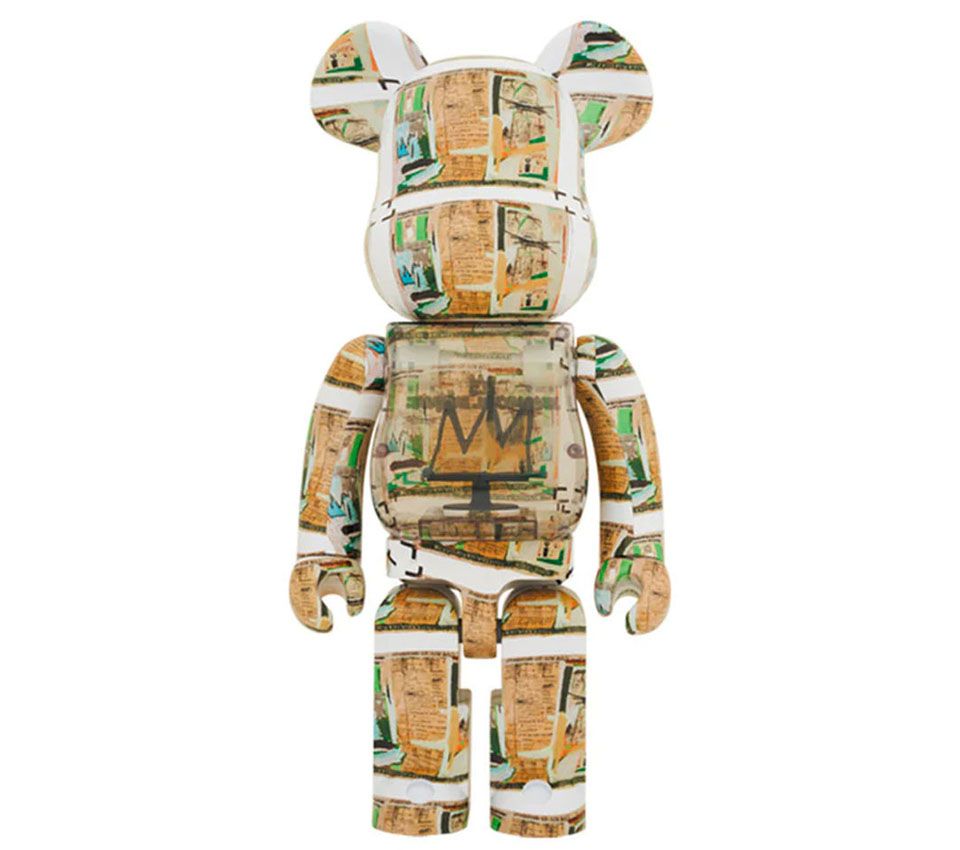 BEARBRICK 1000% JEAN MICHEL-BASQUIAT - KING PLEASURE