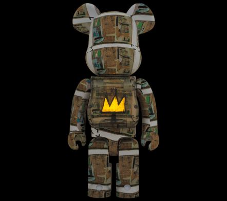 BEARBRICK 1000% JEAN MICHEL-BASQUIAT - KING PLEASURE