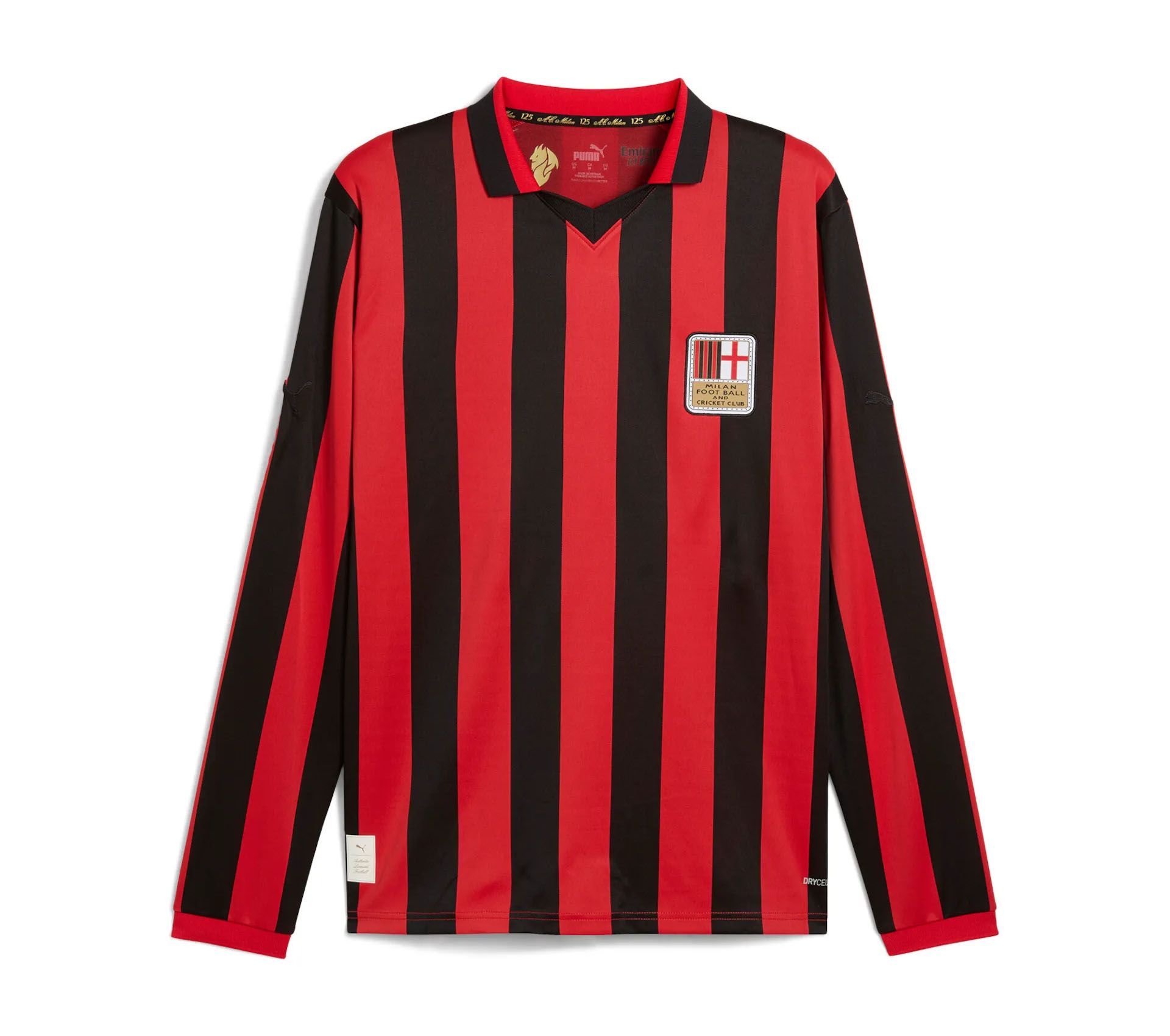 AC MILAN 125TH AUTHENTIC JERSEY LS