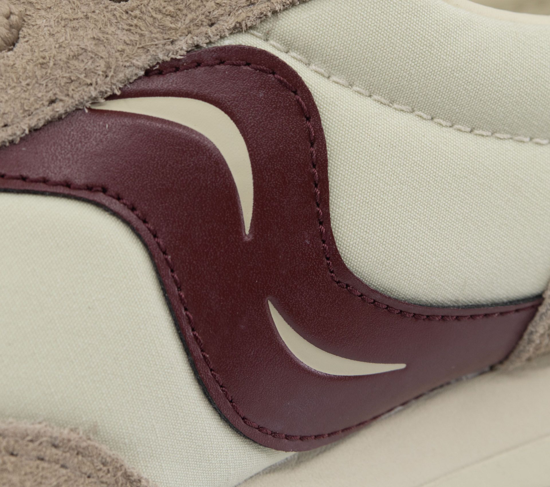 Image #3 of TRAINER 80 ORIGINAL BEIGE BURGUNDY