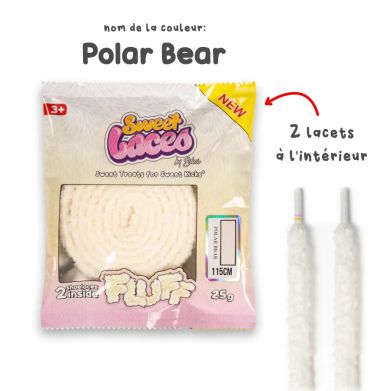 SWEETLACES FLUFF POLAR BEAR