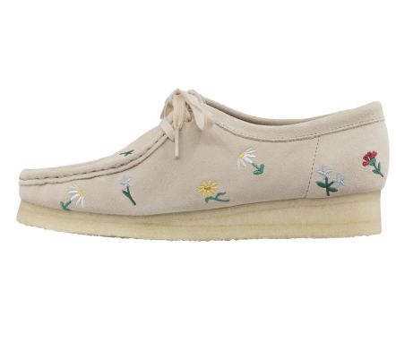 WALLABEE TAUPE EMBROIDERY