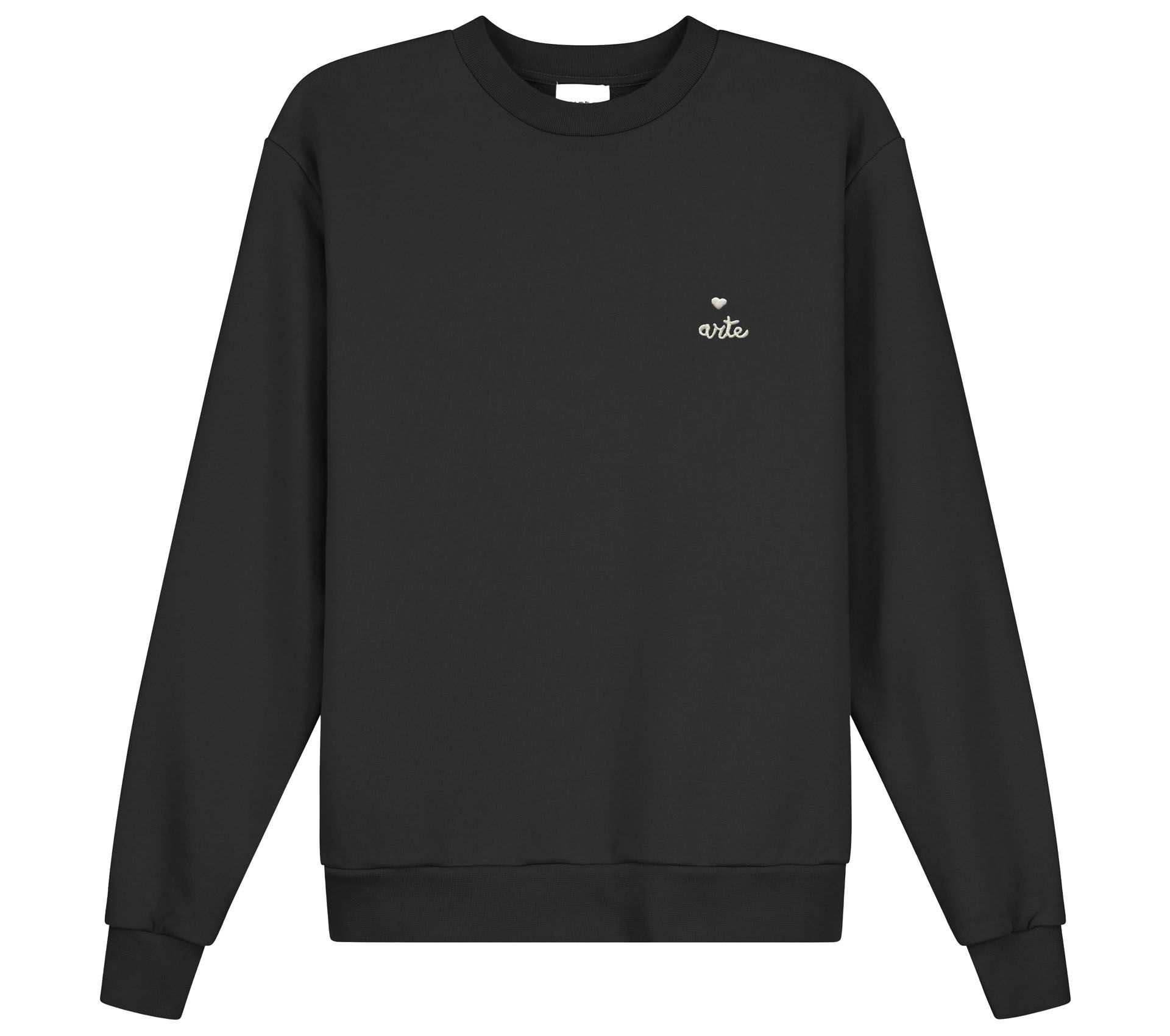 HEART CREWNECK BLACK