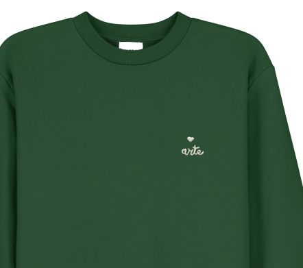 HEART CREWNECK GREEN