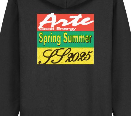 ENERGY PRINT HOODIE BLACK