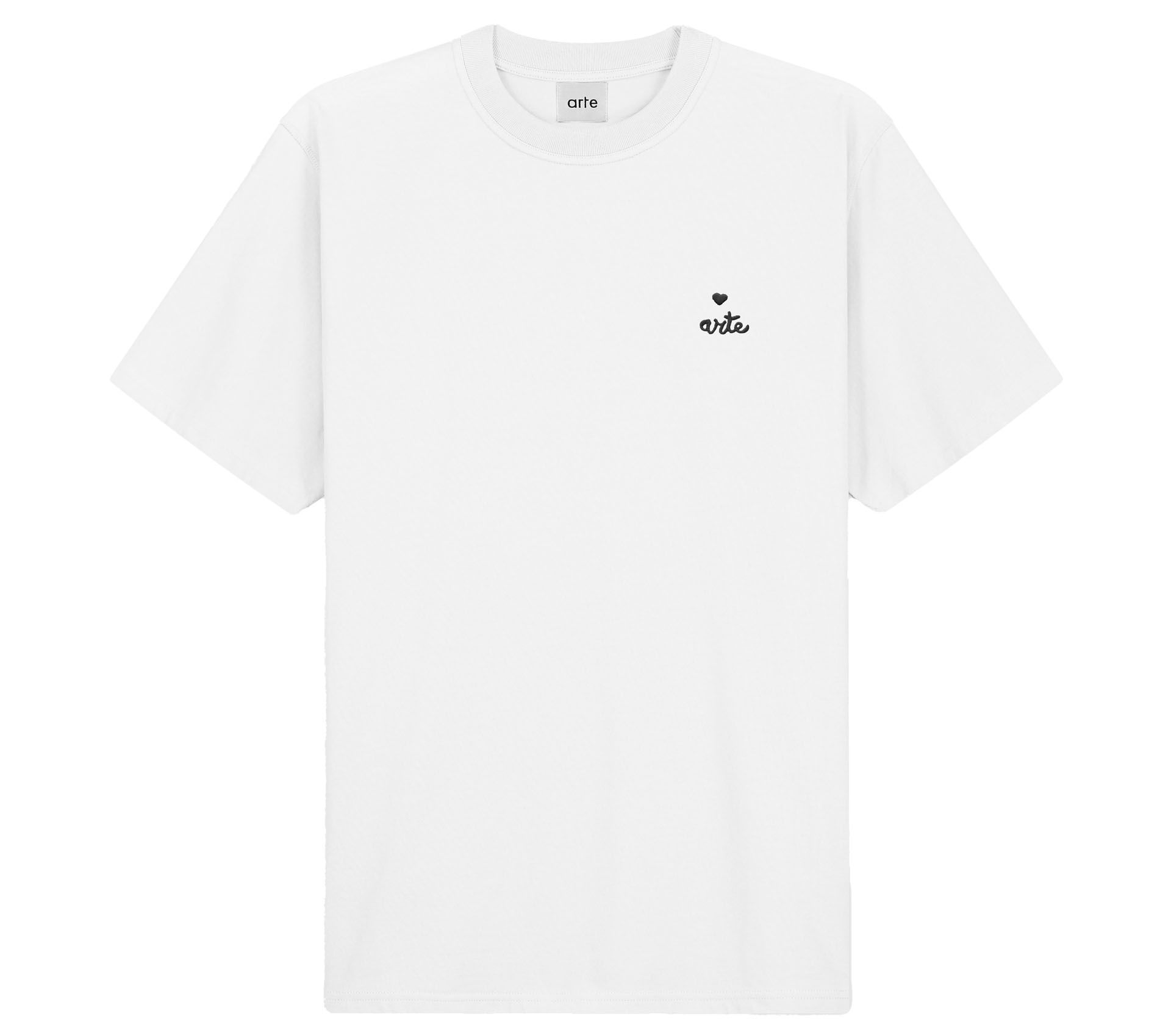 HEART LOGO T-SHIRT WHITE