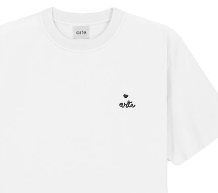 HEART LOGO T-SHIRT WHITE