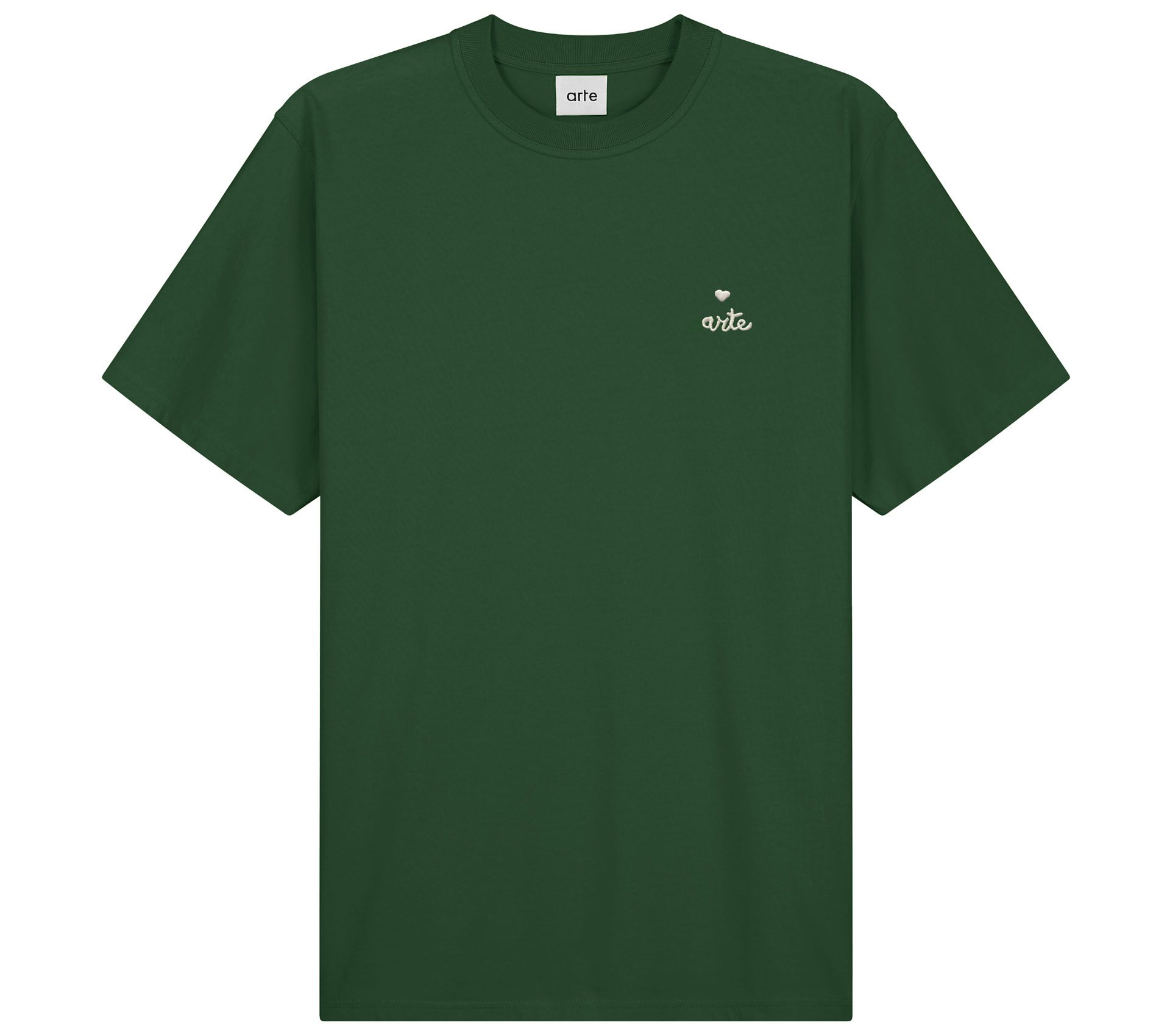 HEART LOGO T-SHIRT GREEN