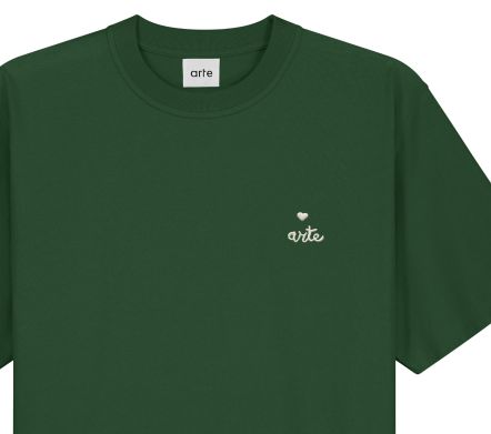 HEART LOGO T-SHIRT GREEN