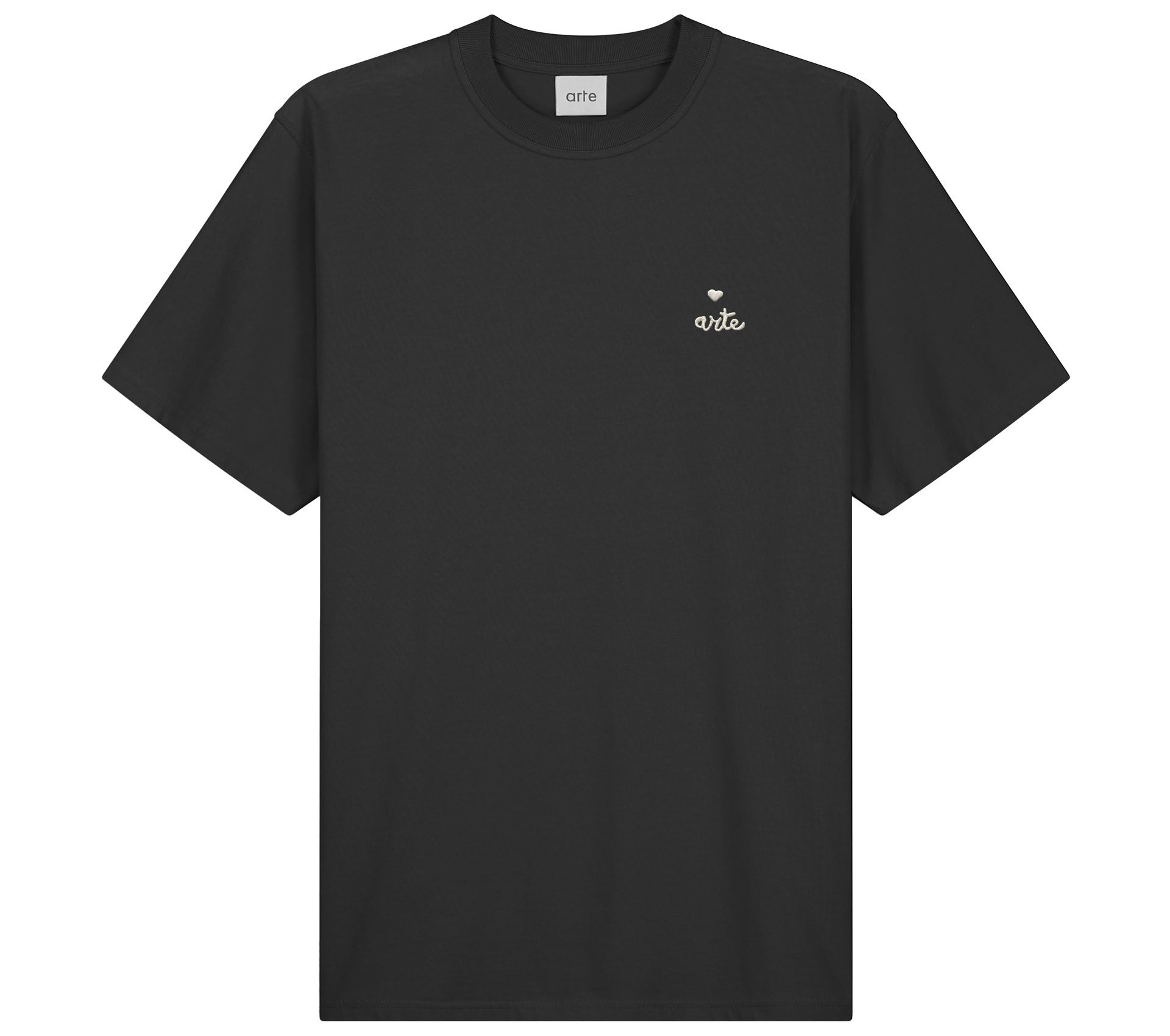 HEART LOGO T-SHIRT BLACK