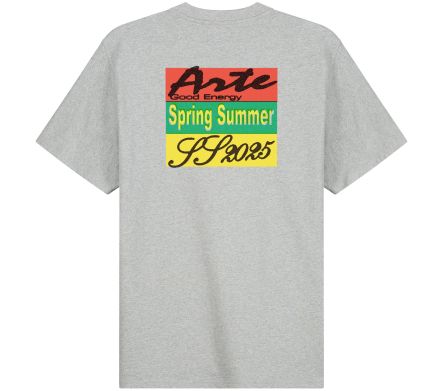 MULTICOLOR PRINT T-SHIRT GREY