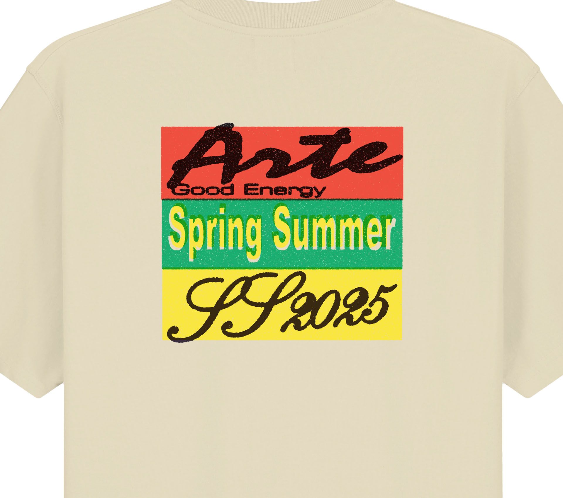 Image #0 of MULTICOLOR PRINT T-SHIRT CREAM