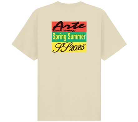 MULTICOLOR PRINT T-SHIRT CREAM