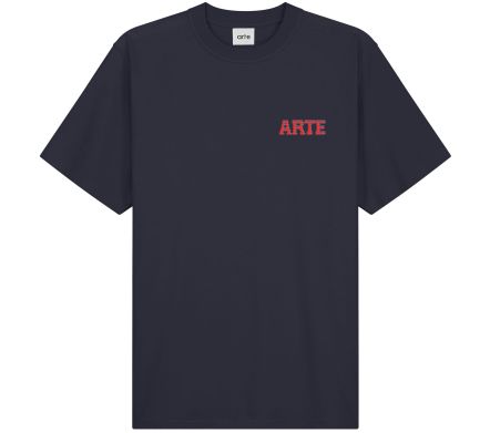 BACK PRINT T-SHIRT NAVY