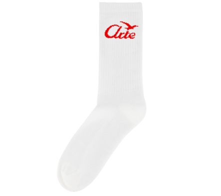 BIRD LOGO SOCKS WHITE