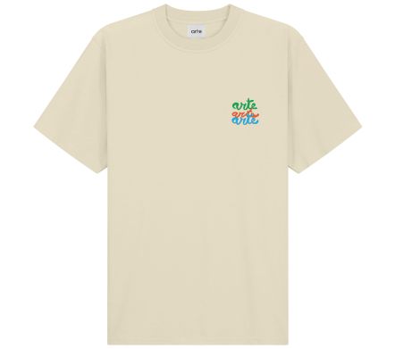 MULTI LOGO T-SHIRT CREAM