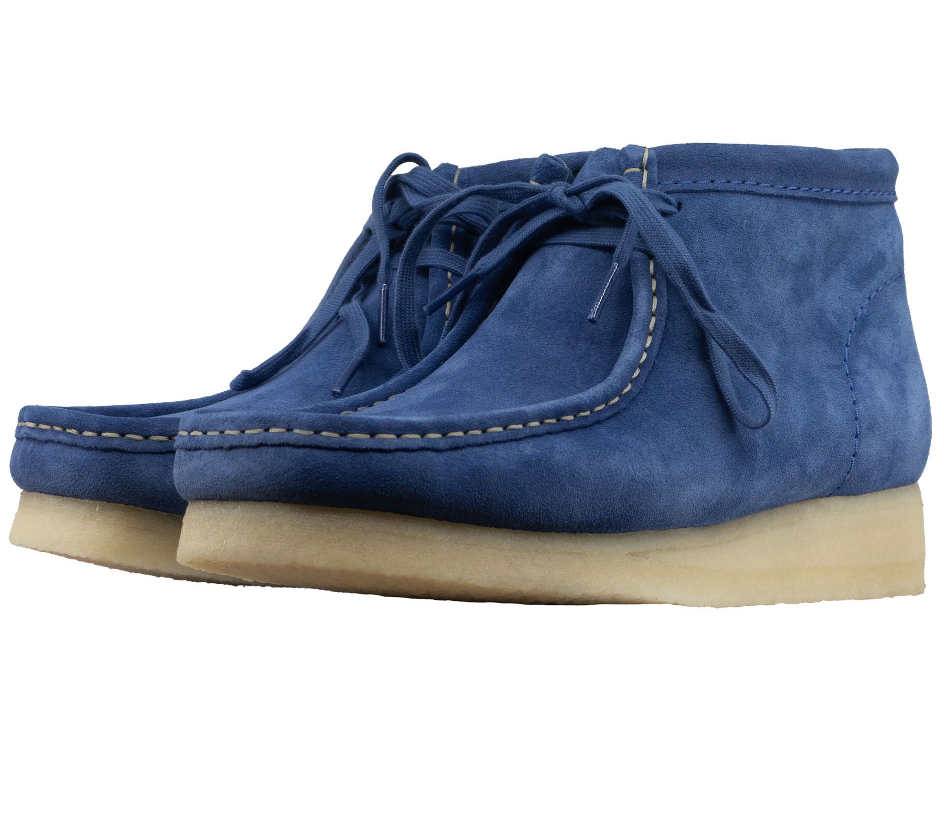 WALLABEE BOOT BLUE SUEDE