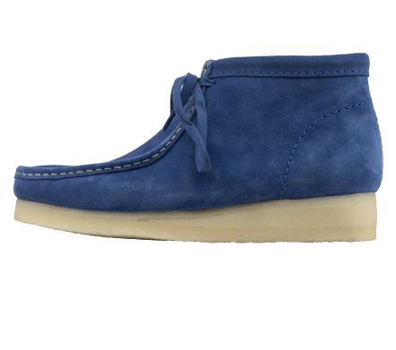 WALLABEE BOOT BLUE SUEDE