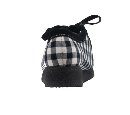 WALLABEE BLACK WHITE GINGHAM