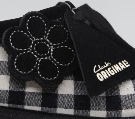 WALLABEE BLACK WHITE GINGHAM