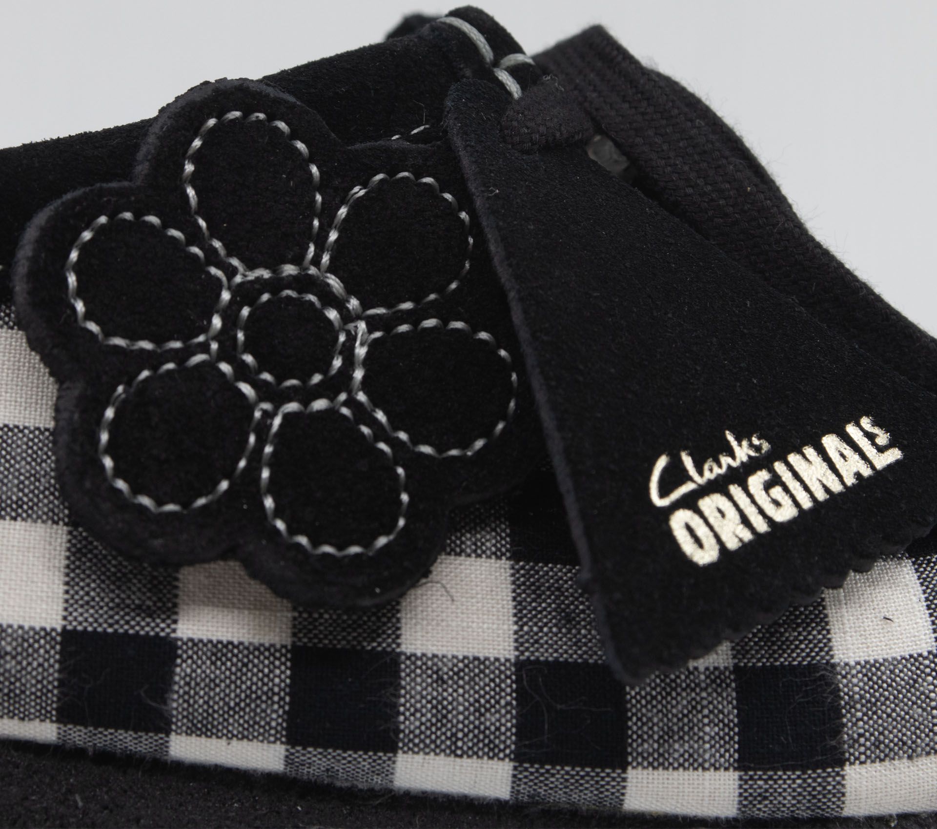 Image #3 of WALLABEE BLACK WHITE GINGHAM